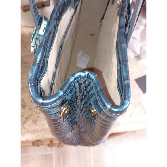 HTF NWT Brahmin Original "VERDIGRIS" Melbourne medium Julian - Picture 8 of 10